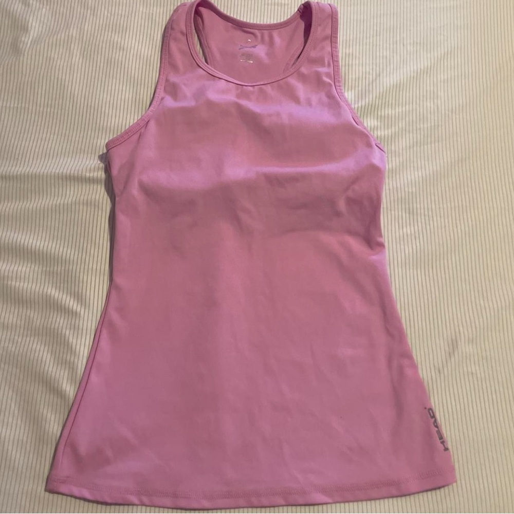 pink workout tank